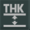 Toggles 2D slab thickness on and off. 